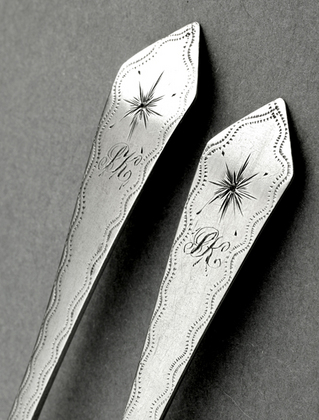 Cape Silver Konfyt Forks (Pair) - Christiaan Kruger
